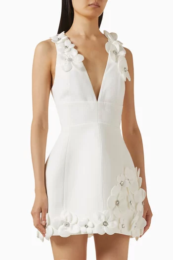 فستان استيل قصير قماش بونتي