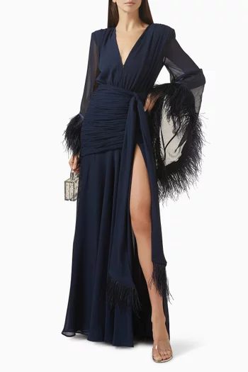 فستان جيشا طويل