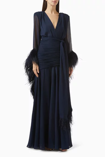 فستان جيشا طويل