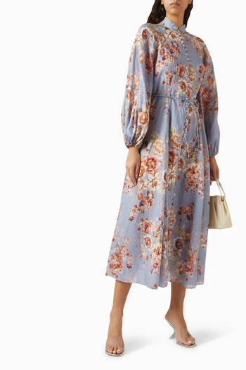 Awaken Billow Dress in Linen