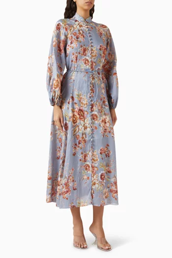 Awaken Billow Dress in Linen