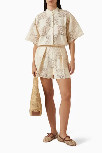 شورت واندرلست بطيّات مزيج قطن