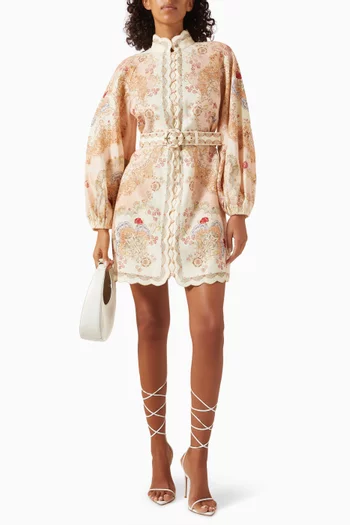 Daylight Mini Dress in Linen