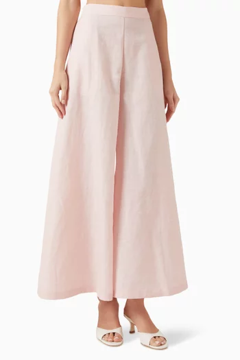 Flared Wide-leg Pants