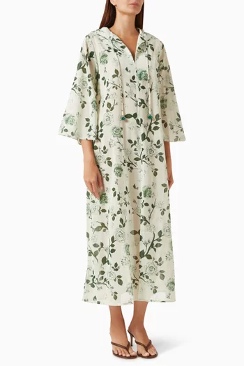 فستان فيلا بغطاء الرأس