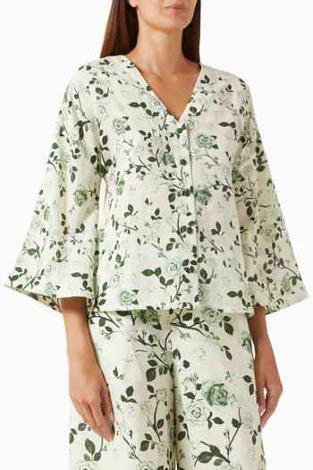Floral-print Shirt