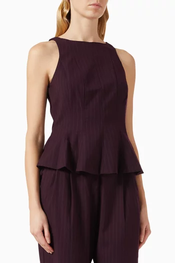 Yasbura Pinstripe Top