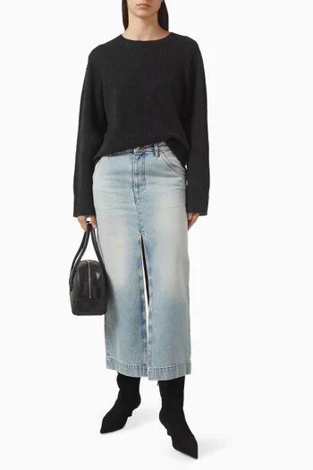 سترة ذا كلاسيك بفتحة رقبة مستديرة