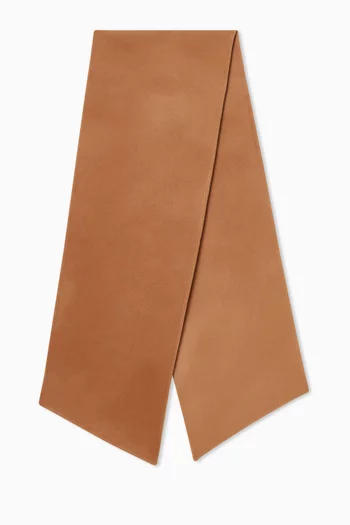 Double-faced Scarf in Merino-cashmere