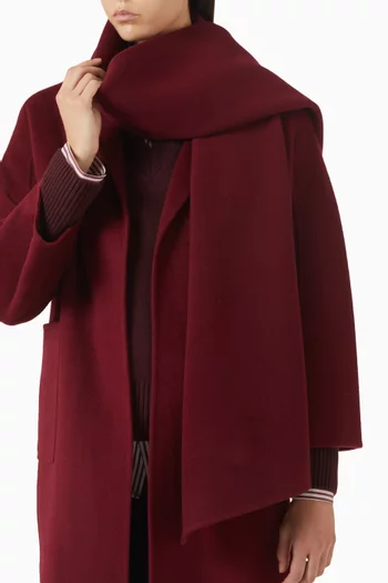 Double-faced Scarf in Merino-cashmere