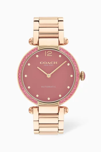 Cary Automatic Stainless Steel Watch, 34mm