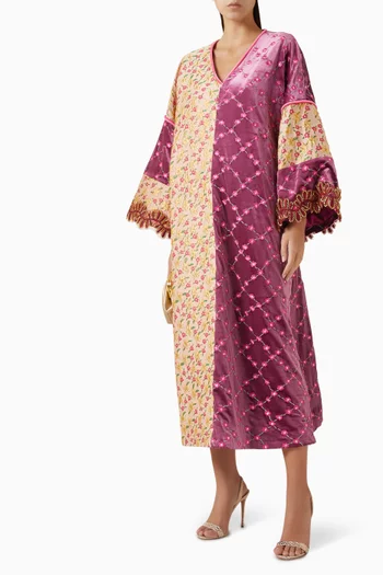 Artemisa Midi Dress in Velvet