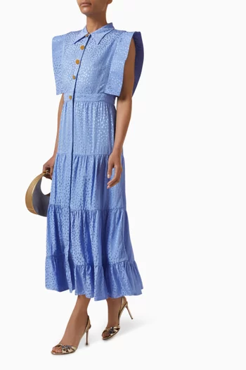 Lucero Maxi Dress in Viscose Blend