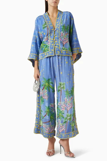 Noche Pants in Viscose Blend