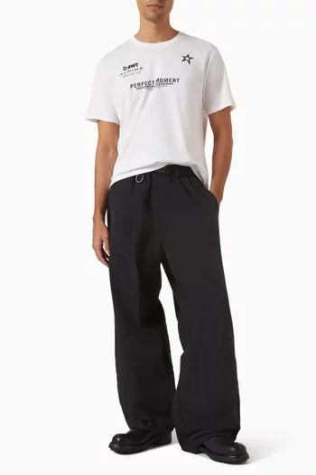 x BWT Alpine Logo T-shirt in Cotton