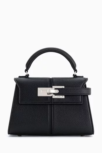Elise Top Handle Bag in Vegan Leather