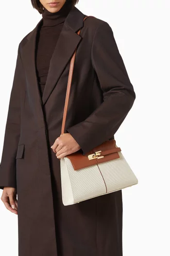 Large Elise Top-handle Bag in Canvas