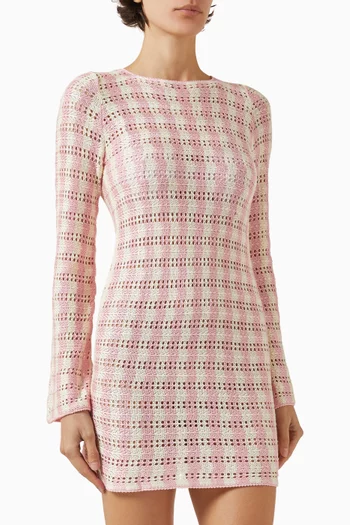 Hattie Knit Mini Dress in Modal Blend