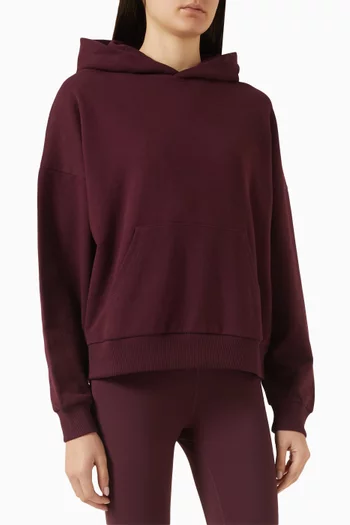 كنزة جيرلفريند بغطاء رأسي مزيج قطن عضوي