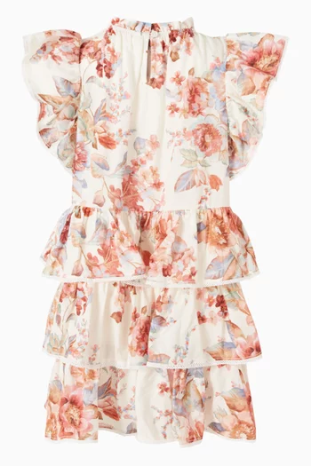 فستان اويكن بأكمام بتصميم فراشة