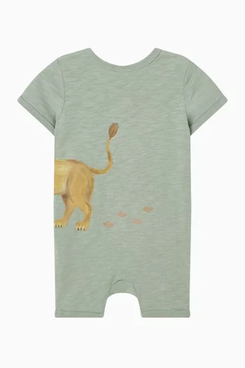 Wildings Lion Romper in Cotton