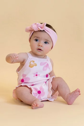 Grow Wild Knitted Romper in Cotton