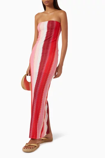 Jane Maxi Dress in Cotton-blend