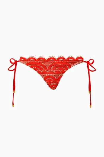 Lace Tie Side Bikini Briefs