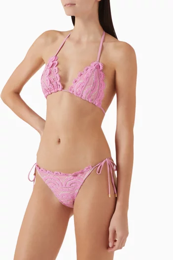 Tie-side Bikini Briefs in Lace