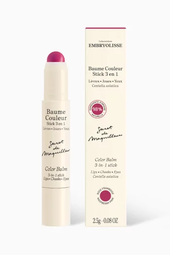 Raspberry Rose Color Balm 3-in-1 Stick, 2.5g