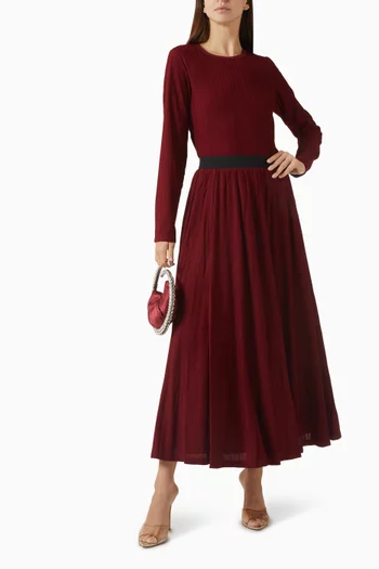 بلوزة بأكمام طويلة جيرسيه