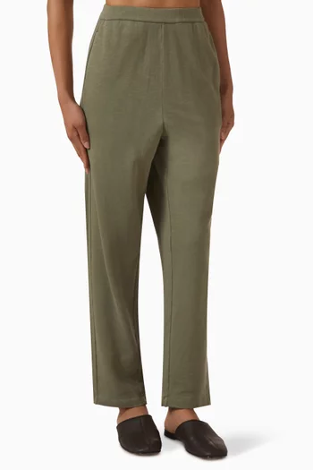 Slouchy Pants in Cotton Terry