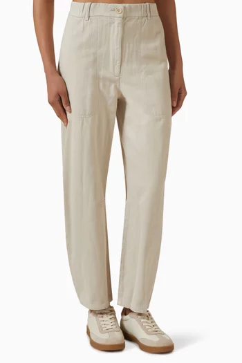 Utility Barrel Pants in Cotton