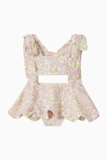 طقم بيكيني بنقشة بالكامل