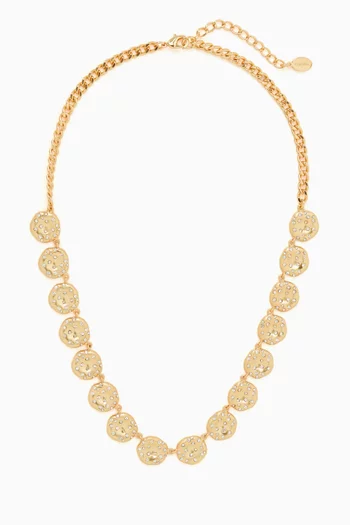 Aurora Dust Necklace in 18kt Gold-plated Metal
