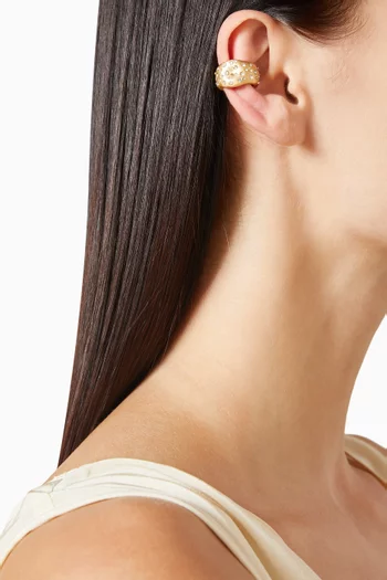 Aurora Dust Earcuff in 18kt Gold-plated Metal