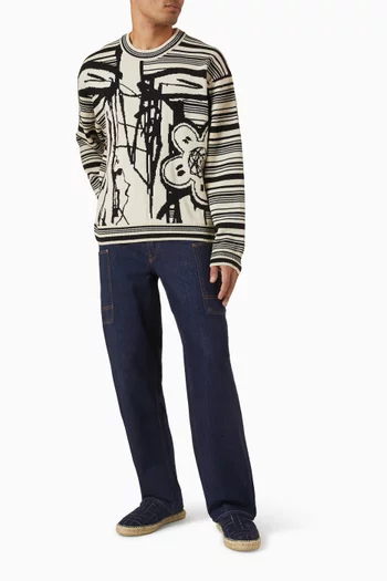 x Futura 2000 Sweater in Wool & Cotton