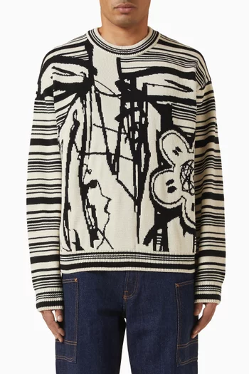 x Futura 2000 Sweater in Wool & Cotton