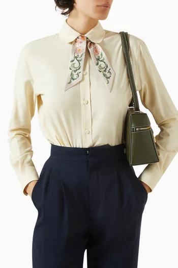 وشاح بنقشة ليليبت حرير تويل