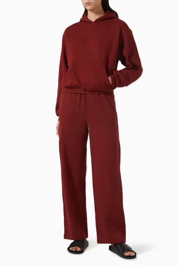 كنزة كلاسيكية بغطاء رأس صوف قطني