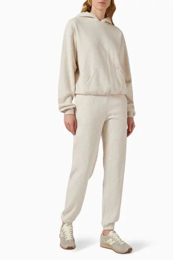 كنزة كلاسيكية بغطاء رأس صوف قطني