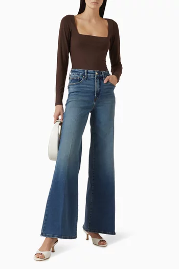 بلوزة بفتحة رقبة مربعة سموذ لايرز