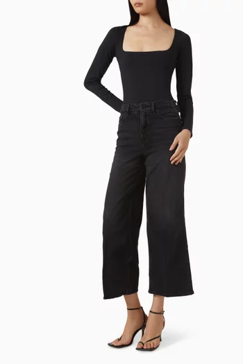 بلوزة بفتحة رقبة مربعة سموذ لايرز