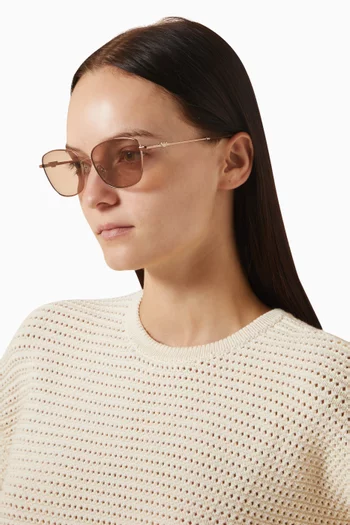 Phantos Sunglasses in Metal