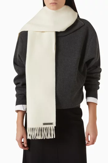 Fringe Scarf in Cashmere