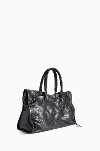Large Le City Bag in Arena Storico Lambskin