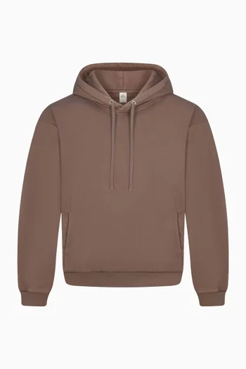 Drawstring Hoodie in Cotton-fleece