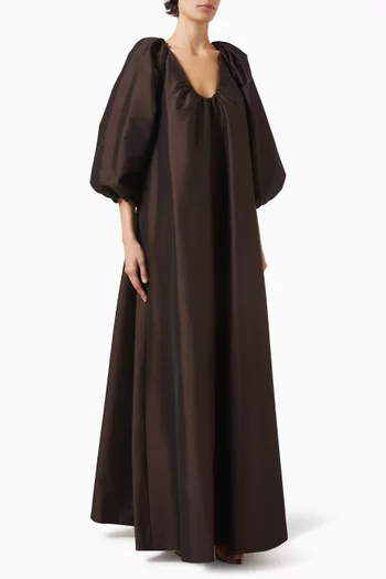 George Maxi Dress in Taffeta