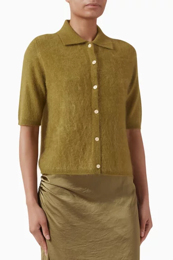 كارديغان ناعم بأزرار