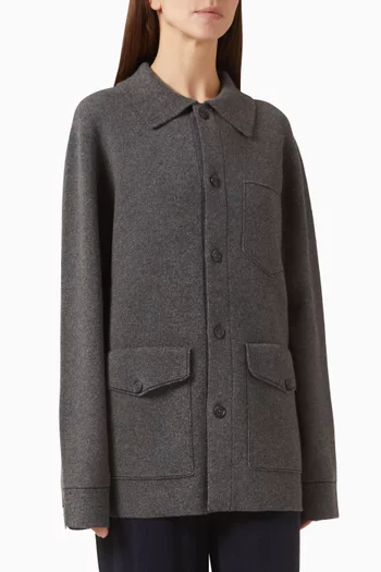 Industry Knit Jacket in Cashmere